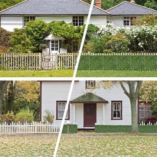 Umjetni vanjski zid živice za privatnost